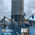 Proyecto de ingeniería único de SEMIX : Silo móvil de cemento de 650 toneladas